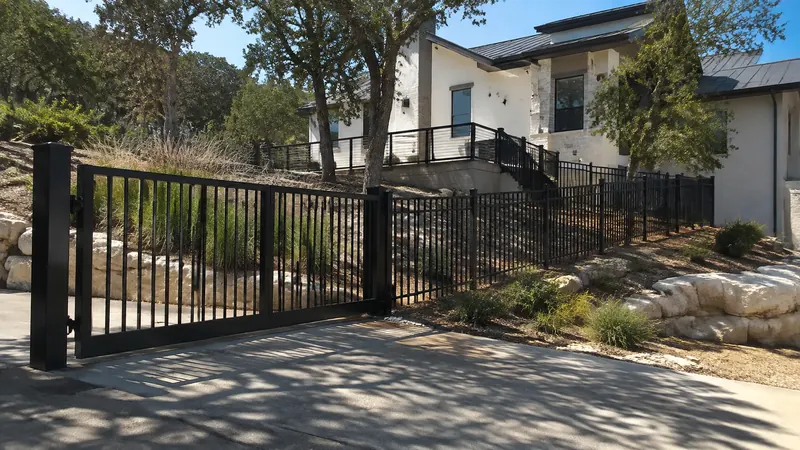 Custom fence installation in Spring Branch, TX by CJK Landscaping – project photo 1