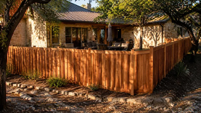 Custom fence installation in Spring Branch, TX by CJK Landscaping – project photo 6