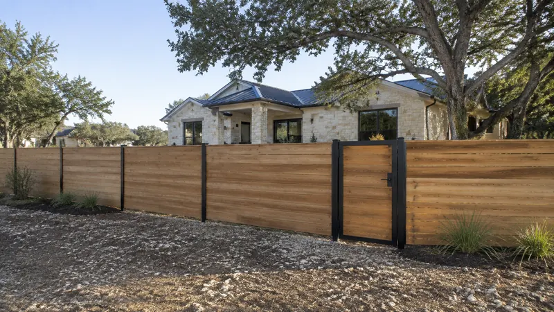 Custom fence installation in Spring Branch, TX by CJK Landscaping – project photo 8