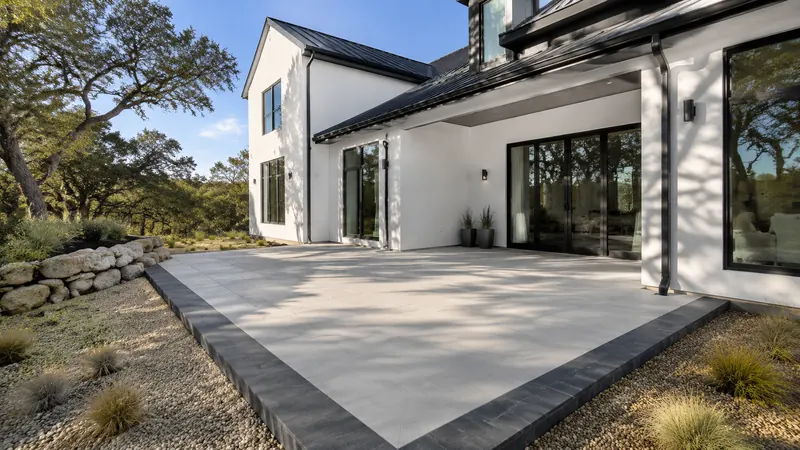 Limestone patio and hardscaping in Spring Branch, TX by CJK Landscaping – project photo 2