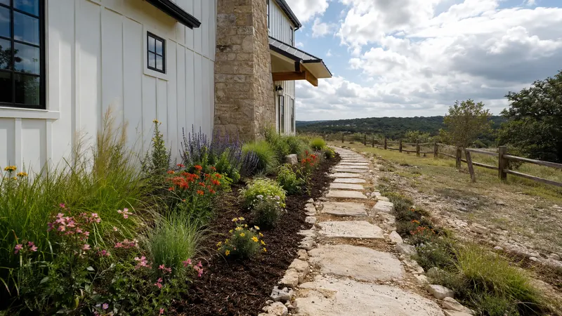 Native Texas planting bed in Spring Branch, TX by CJK Landscaping – project photo 4