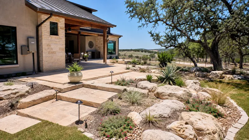 Low-voltage landscape lighting in Spring Branch, TX by CJK Landscaping – project photo 5