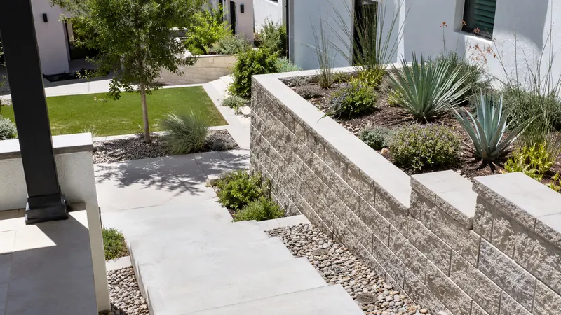 Limestone retaining wall in Spring Branch, TX by CJK Landscaping – project photo 5