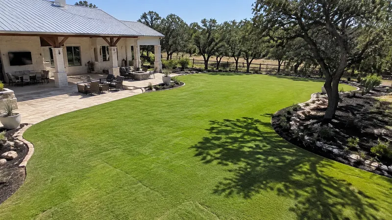 Fresh sod installation in Spring Branch, TX by CJK Landscaping – project photo 5