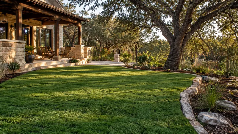Fresh sod installation in Spring Branch, TX by CJK Landscaping – project photo 6