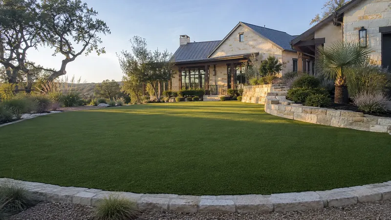 Synthetic turf installation in Spring Branch, TX by CJK Landscaping – project photo 1