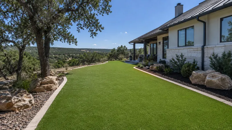 Synthetic turf installation in Spring Branch, TX by CJK Landscaping – project photo 4