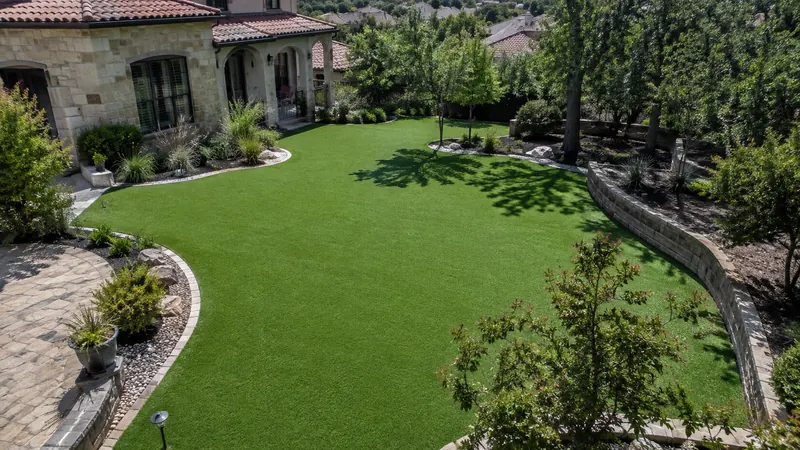 Synthetic turf installation in Spring Branch, TX by CJK Landscaping – project photo 5