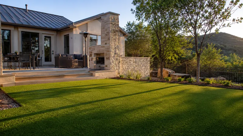 Synthetic turf installation in Spring Branch, TX by CJK Landscaping – project photo 6