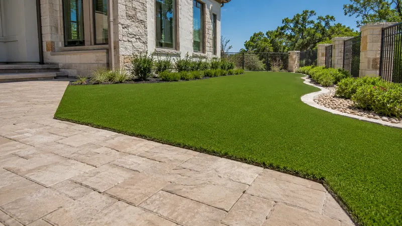 Synthetic turf installation in Spring Branch, TX by CJK Landscaping – project photo 7