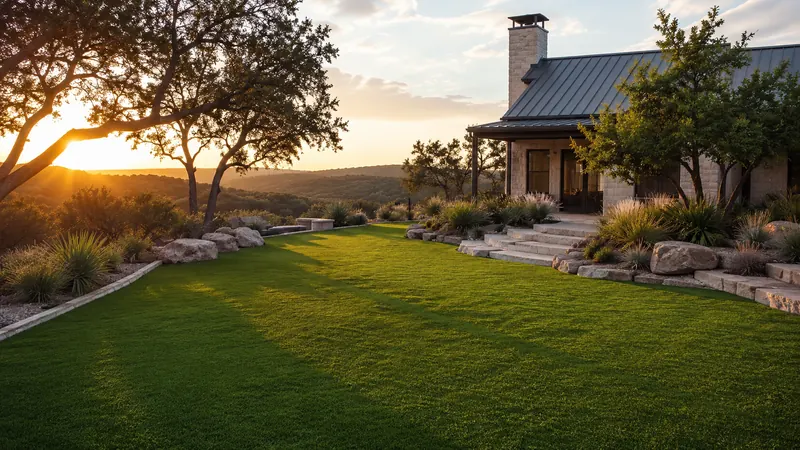 Synthetic turf installation in Spring Branch, TX by CJK Landscaping – project photo 8
