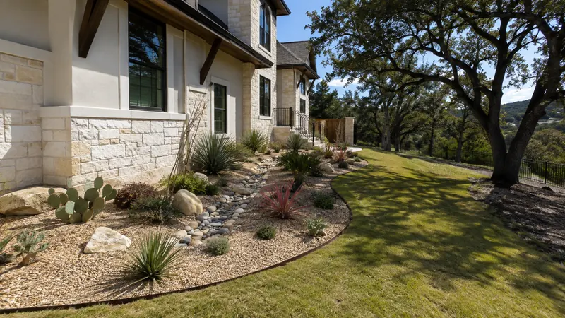 Drought-tolerant xeriscaping in Spring Branch, TX by CJK Landscaping – project photo 4
