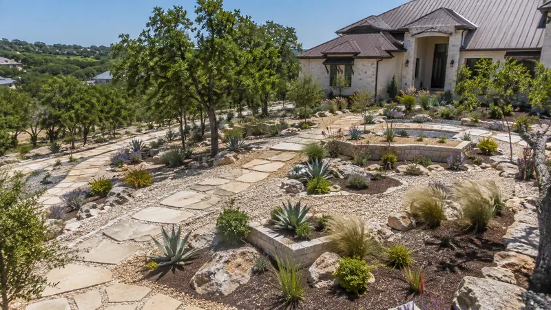 Drought-tolerant xeriscaping in Spring Branch, TX by CJK Landscaping – project photo 5